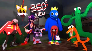 Rainbow Friends Vs Sonic exe animation 360° FNF