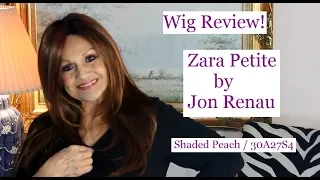 Wig Review:  Zara Petite by Jon Renau in Shaded Peach (30A27S4)