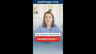 Що означає польське слово – zagmatwany?