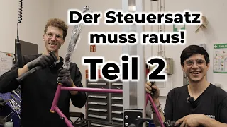 Der Steuersatz muss raus egal wie! | Alex bekommt sein Intec Bike aufgebaut | RMS Bikes Frankfurt