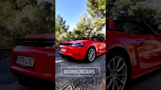 2023 Porsche 718 Boxster Sport exhaust sound 💥🔊 #shorts