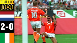 Netherlands 2-0 Ireland World Cup 1994 | Full highlight - 1080p HD | Dennis Bergkamp