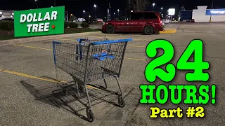 Surviving Off ONLY Dollar Tree for 24 HOURS EATING JUNK!!! PART 2