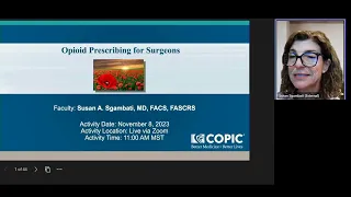 Opioid Prescribing for Surgeons 11/8/23