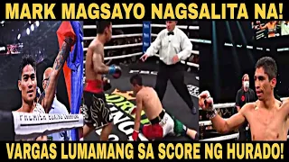 Mark Magsayo Nagsalita na! Vargas Bagsak sa Round 9 Pero Panalo Parin!