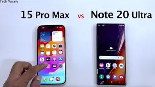 iPhone 15 Pro Max vs Samsung Note 20 Ultra - Speed Performance Test