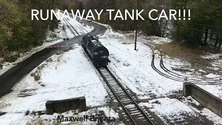 RUNAWAY TANK CAR!!! Real Runaway Train in Bethlehem, PA!