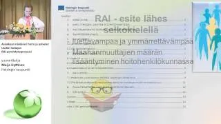 Asiakkaan näköinen hoito ja palvelut