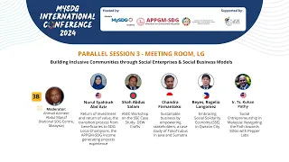 MySDG International Conference 2024 | Parallel Session 3B