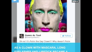 Russia Outlaws Images Depicting Putin as a Gay Friendly Clown