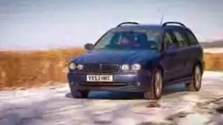 X Type Jaguar in the Snow | Top Gear | Series 4 | BBC Studios