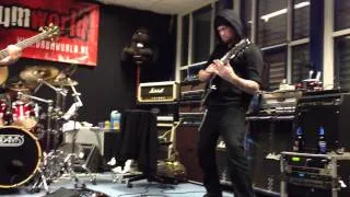 Jason Becker's NOT DEAD YET! rehearsals: Andy James w/ Joop Wolters, Atma Anur, Barend Courbois