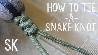 How to Tie a Paracord Snake Knot