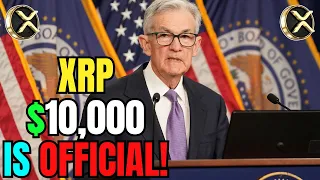 U.S. FEDERAL RESERVE OFFICIALLY CONFIRMS USING XRP! ($10,000 XRP VALUE CONFIRMED!)
