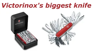 Victorinox 1.6795.XXL.  The biggest Super Pocket Knife with 73 Functions unpaking, unboxing and demo
