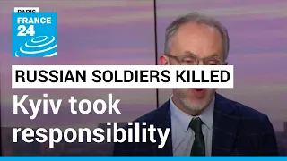 Russia says scores of soldiers killed in Ukrainian strike • FRANCE 24 English