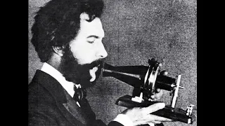 Sound recording of Alexander Graham Bell, the inventor of the telephone