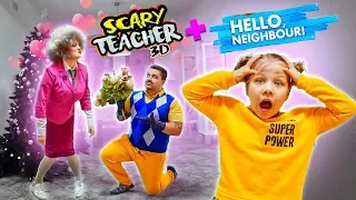 Ksenia ruined a date for a Scary teacher 3d in real life!