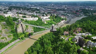 Clifton Suspension Bridge Drone footage in 4K