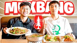 Thai Food Mukbang With D1 Stanford Basketball Player Roy Yuan!