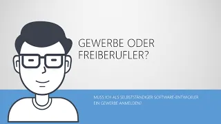 Gewerbe oder Freiberufler?