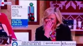 QVC Presenter Cant Stop Laughing