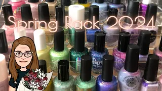 Spring Nail Polish Rack 2024 | #nailpolish