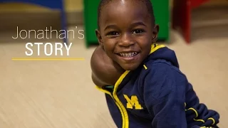 Jonathan's story: Life-changing surgery for 3-yr-old Ugandan boy at U-M