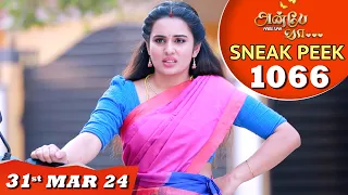 Anbe Vaa Serial | EP 1066 Sneak Peek | 31st Mar 2024 | Virat | ShreeGopika | Saregama TV Shows Tamil