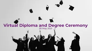 Faculty of Natural and Agricultural Sciences | Virtual Diploma and Degree Ceremony | 28 May 2021