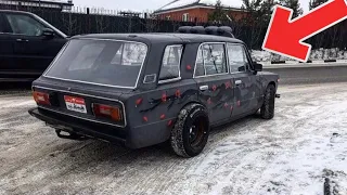 Необычные модификации и тюнинг автомобилей ВАЗ Жигули.