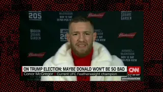 Conor McGregor's Hilarious Response to Anti Trump CNN Reporter