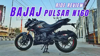 2024 Bajaj Pulsar N160 Ride Review Full Detail | Better Than Hero Xtreme 160r?