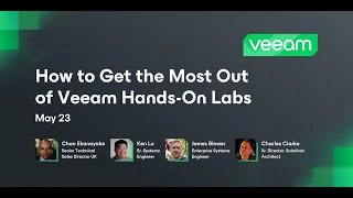 How to Get the Most Out of Veeam Hands-On Labs