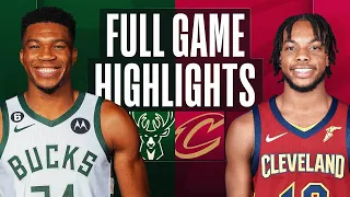 Cleveland Cavaliers vs Milwaukee Bucks Full Game Highlights |Dec 21| NBA Regular Season 2022-23