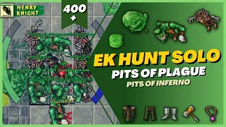 TIBIA: EK HUNT SOLO #15 DEFILERS / PLAGUESMITH / BLIGHTWALKER (PITS OF PLAGUE - VERMINOR) - POI