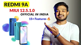 Redmi 9A MIUI 12.5.1.0 Update In India | Update Size, Features 🔥 | Redmi 9A MIUI 12.5 | Redmi 9A