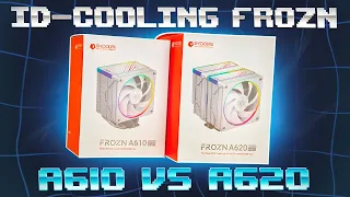 ID-COOLING FROZN / Сравнение A610 vs A620 / Обзор двух кулеров