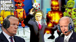 US Presidents Survive An FNAF INVASION In GTA 5