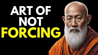 DON'T FORCE ANYTHING - The Art of Buddhist Letting Things Happen | Buddhism