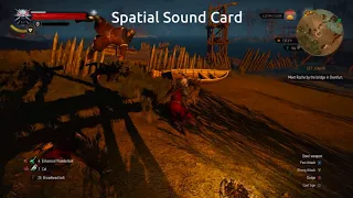 Spatial Sound Card vs Stereo (Witcher 3)