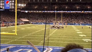 BEST CROWD ANGLES OF JUSTIN TUCKER’S GAME WINNING 66 YARD FIELD GOAL