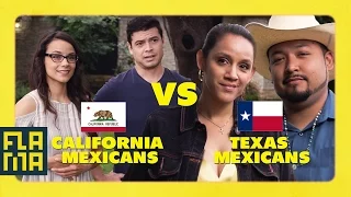 California Mexicans vs. Texas Mexicans