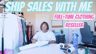 SHIP WITH ME: What's Selling NOW on Poshmark, eBay, Mercari | Small Online Business Sales