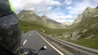 Towards Julier Pass in Switzerland