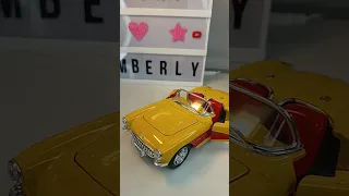 ⭐CORVETTE 1957. convertible ( Chevrolet )💎 diecastmodel  1/24 🎬👍🫠