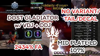 DOST GLADIATOR STG 25 w/ VDJ + DDJ + 2434% FA + MID PLATE 107% LINE DRIVE NO V/T/D - DN SEA