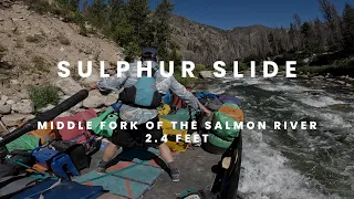 Sweep Boat at Sulphur Slide on the Middle Fork of the Salmon River at 2 4 Feet