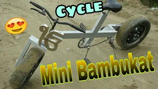Amazing Cycle Using Car Wheel | Bambukat | Modified Cycle With Car Tyre