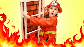 Профессия пожарного.  Глеб хочет стать пожарным. Дети выбирают профессии. В мире профессий